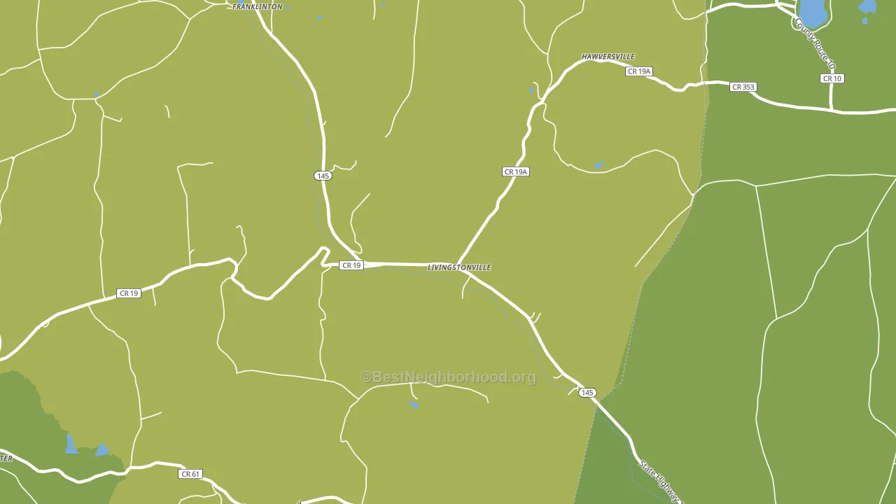 Livingstonville, NY block-group voter-turnout map