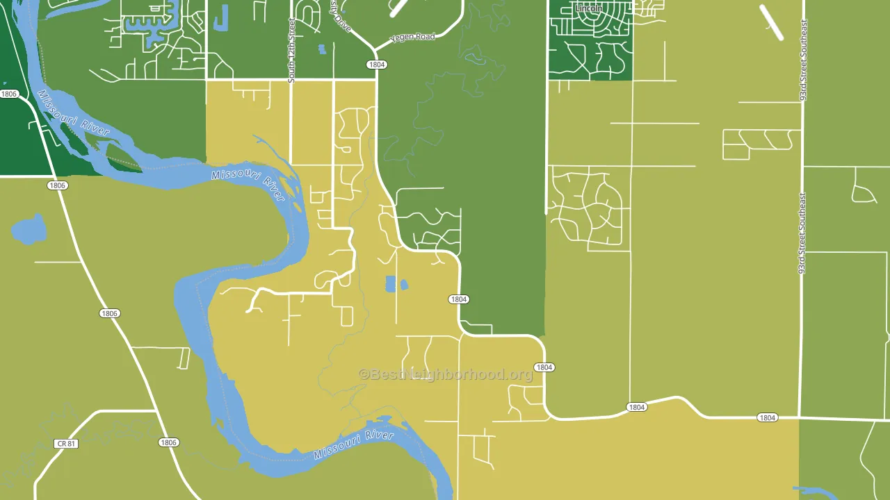 Livona, ND block-group voter-turnout map