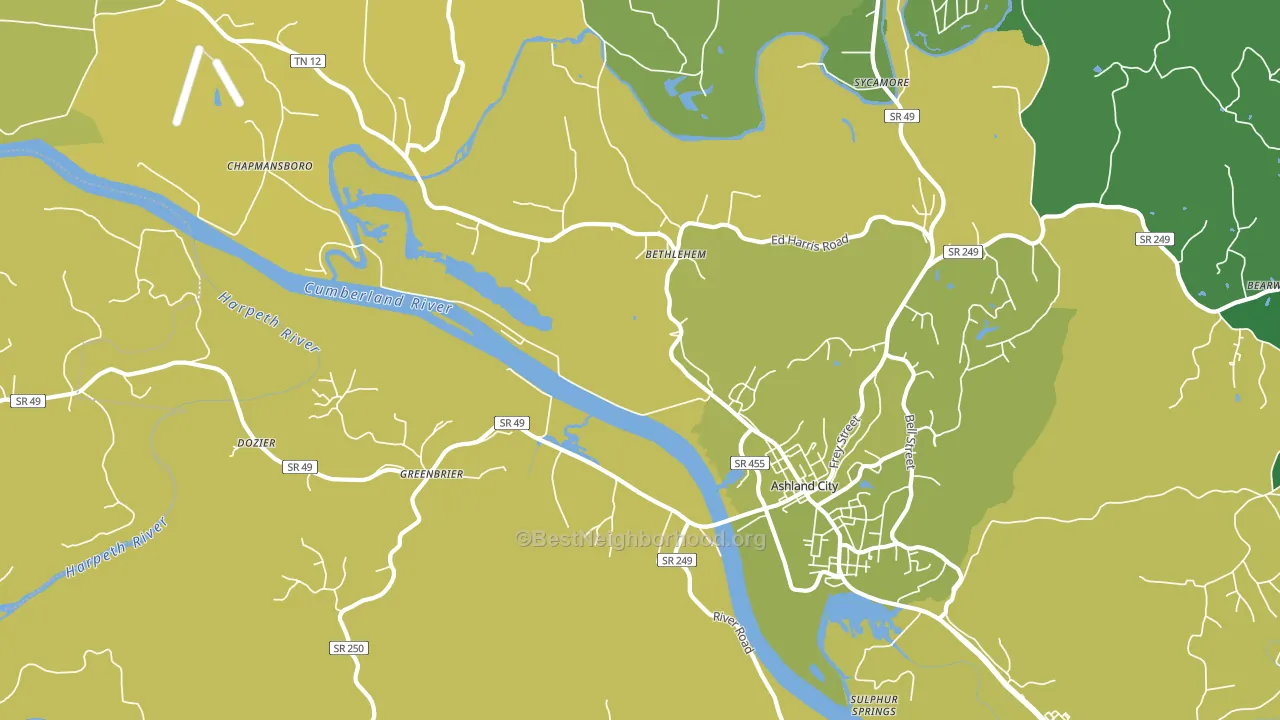 Lockertsville, TN block-group voter-turnout map