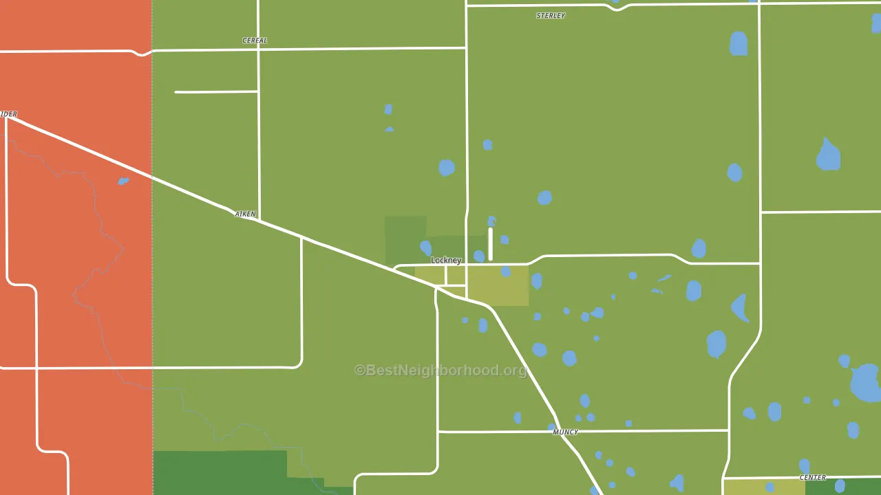 Lockney, TX block-group voter-turnout map