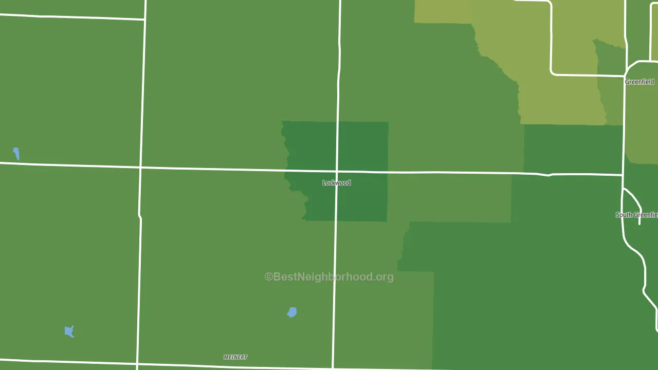 Lockwood, MO block-group voter-turnout map