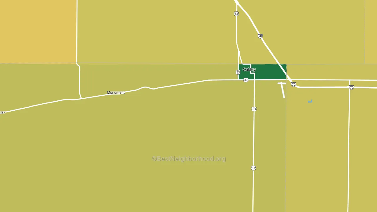 Logan County, KS block-group voter-turnout map