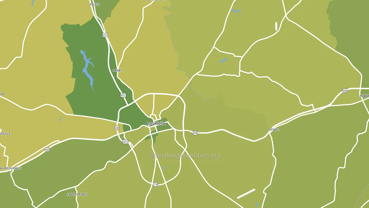 Logan County, KY block-group voter-turnout map
