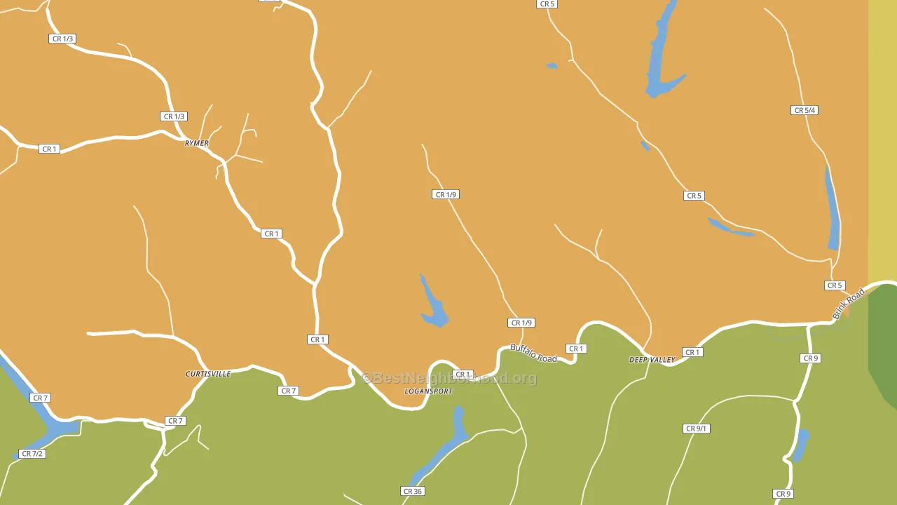 Logansport, WV block-group voter-turnout map