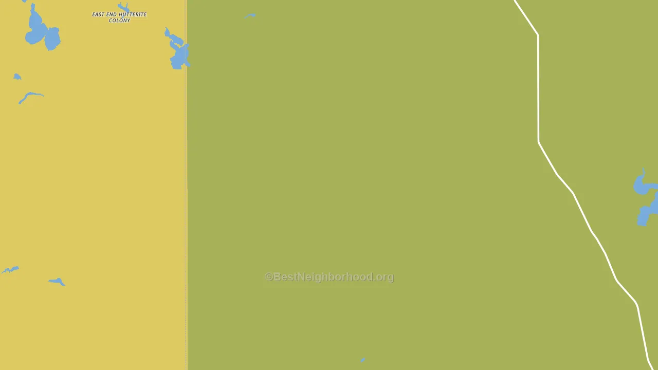 Lohman, MT block-group voter-turnout map