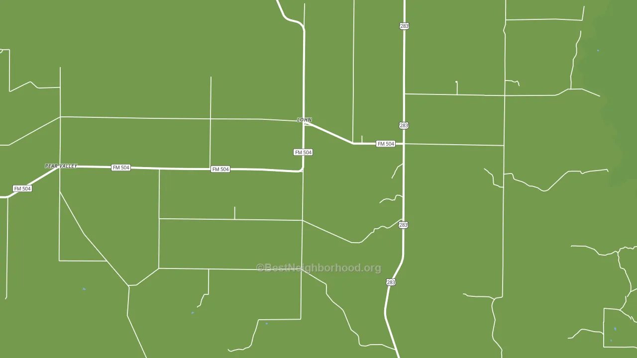 Lohn, TX block-group voter-turnout map