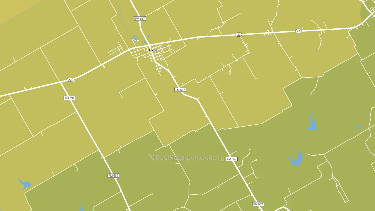 Lone Cedar, TX block-group voter-turnout map