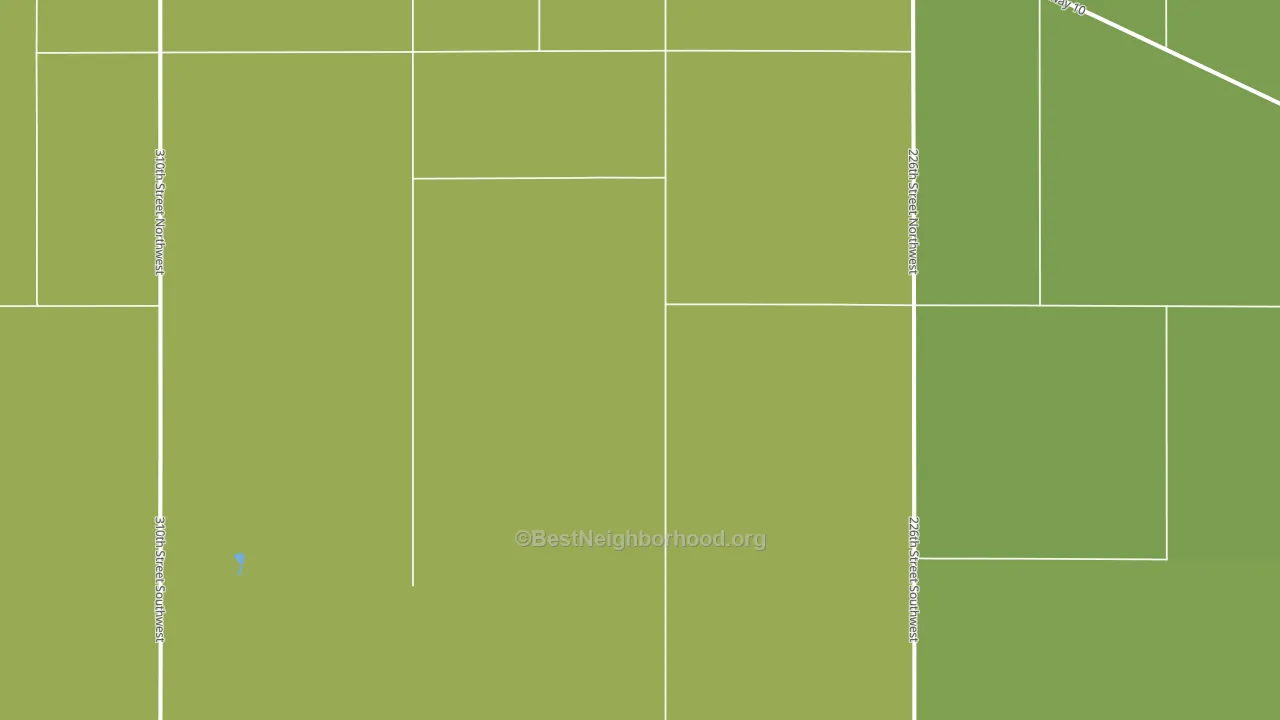 Lone Tree, ND block-group voter-turnout map