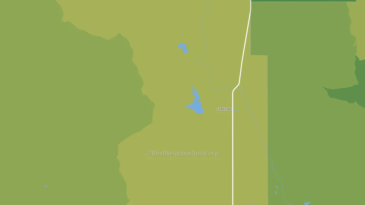 Lonepine, MT block-group voter-turnout map