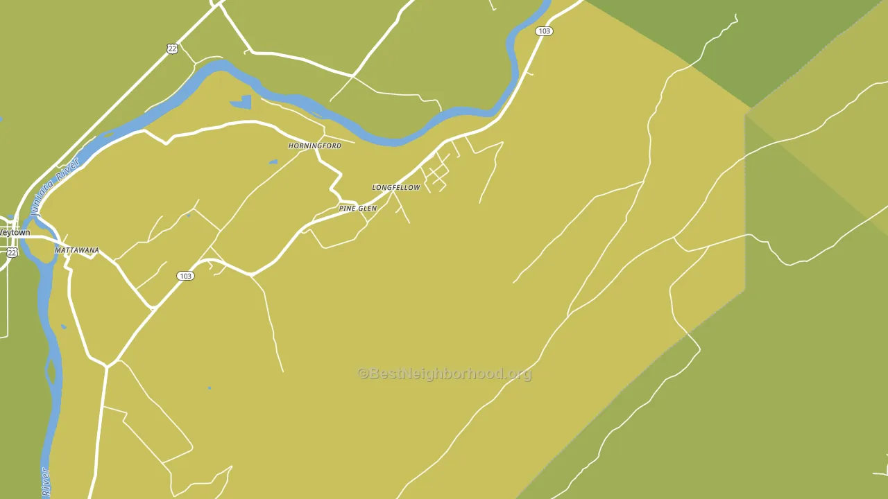 Longfellow, PA block-group voter-turnout map