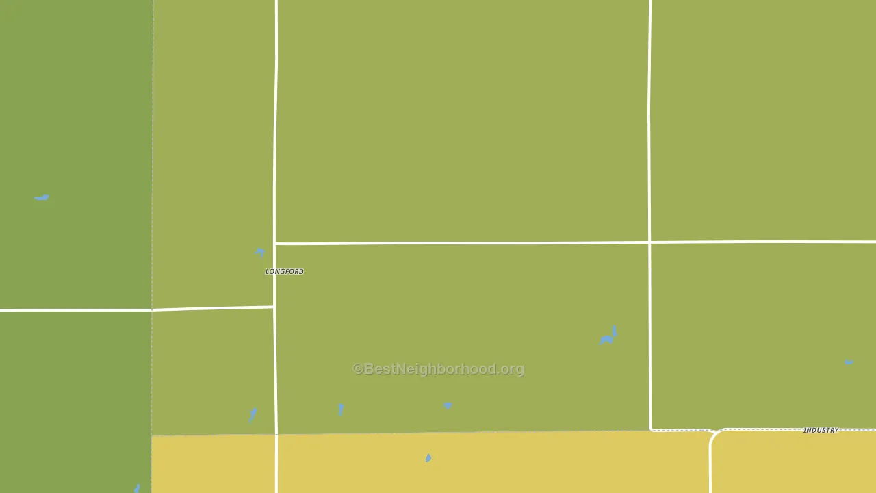 Longford, KS block-group voter-turnout map