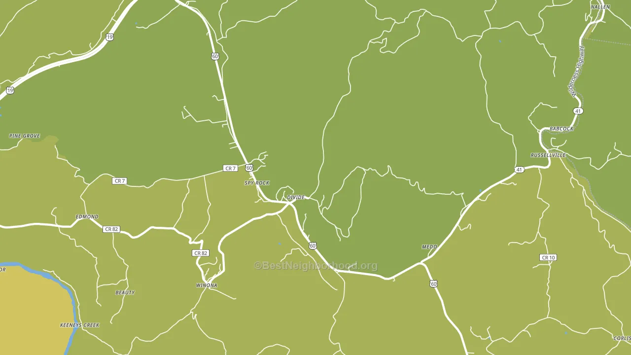 Lookout, WV block-group voter-turnout map