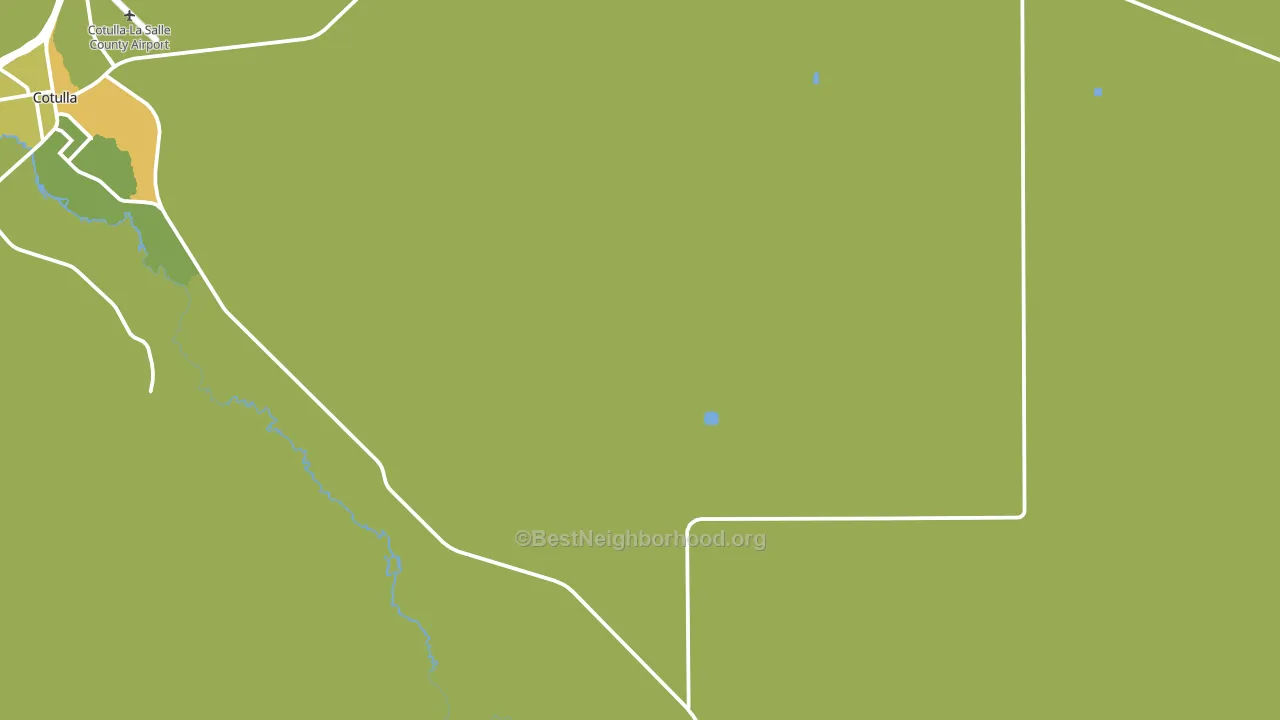 Los Angeles, TX block-group voter-turnout map