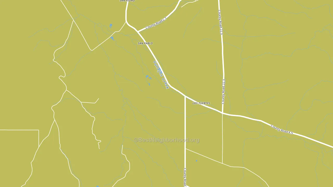 Los Fuertes, CO block-group voter-turnout map