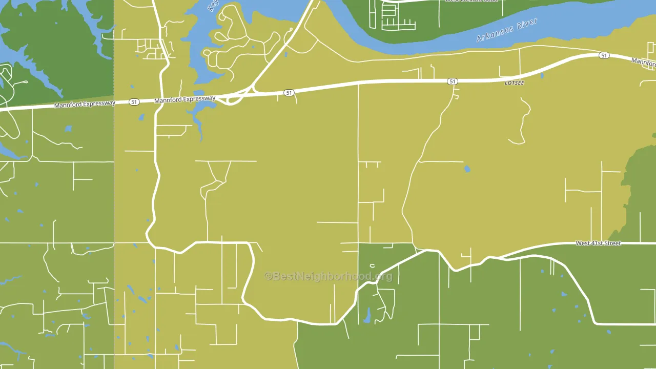 Lotsee, OK block-group voter-turnout map