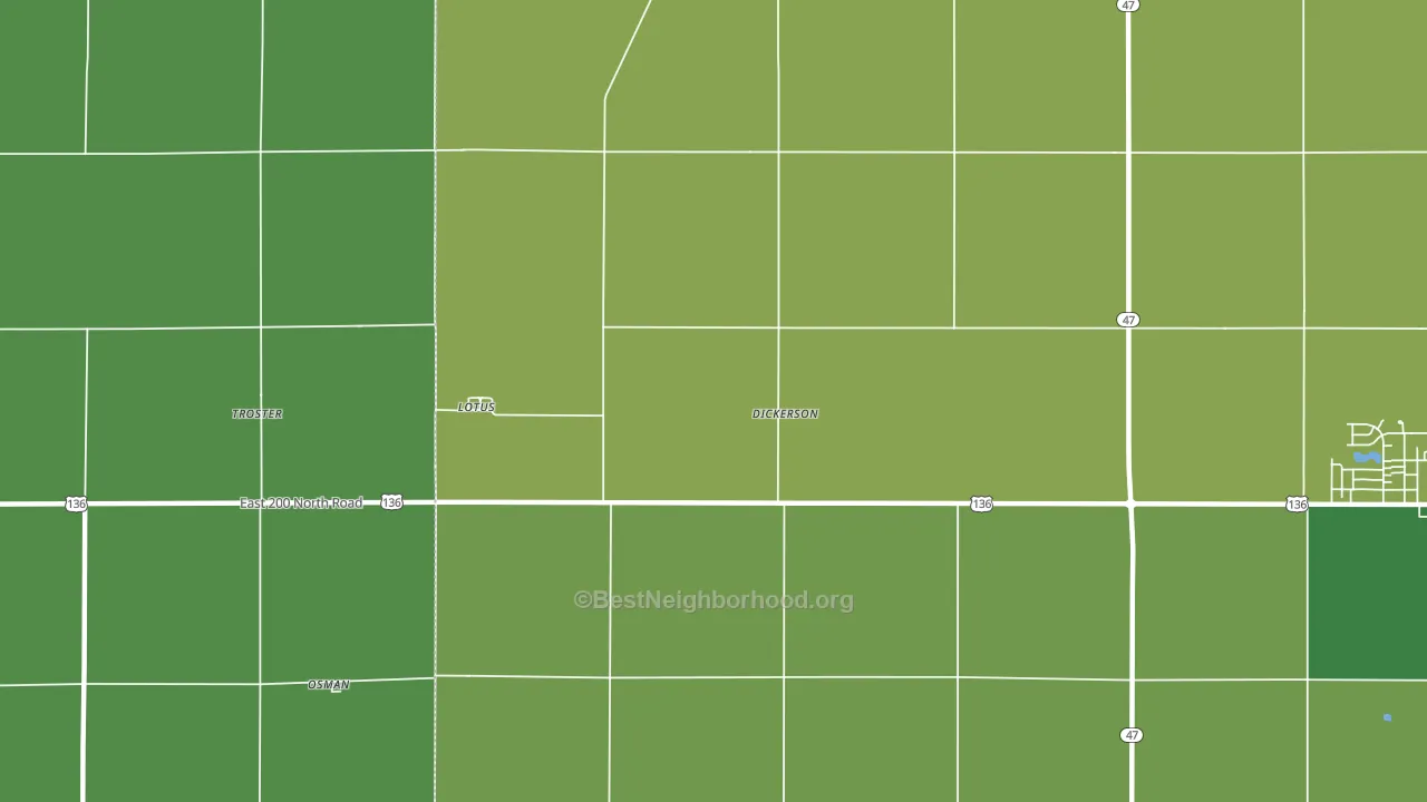 Lotus, IL block-group voter-turnout map