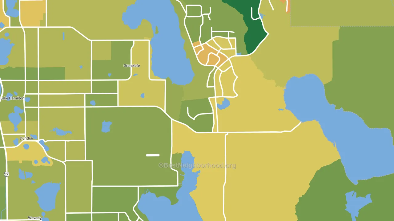 Loughman, FL block-group voter-turnout map