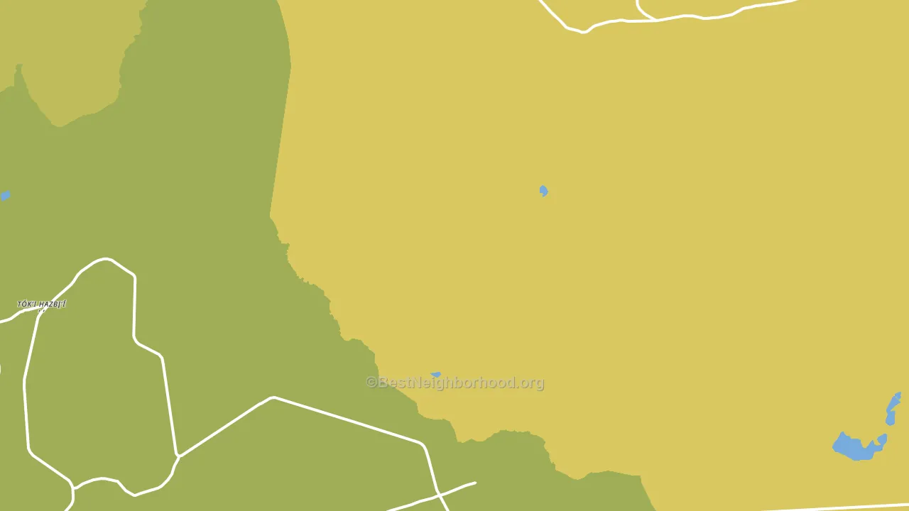 Low Mountain, AZ block-group voter-turnout map