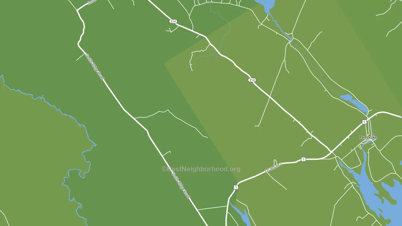 Lower Dennysville, ME block-group voter-turnout map