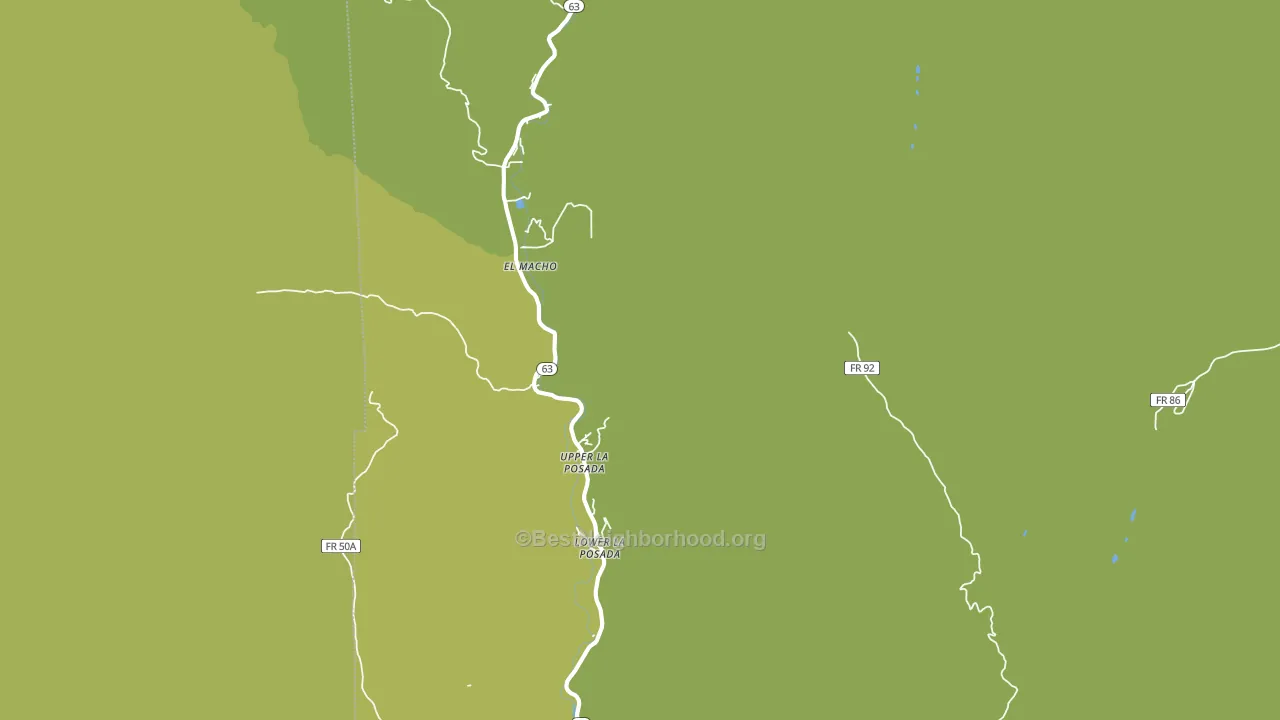Lower La Posada, NM block-group voter-turnout map