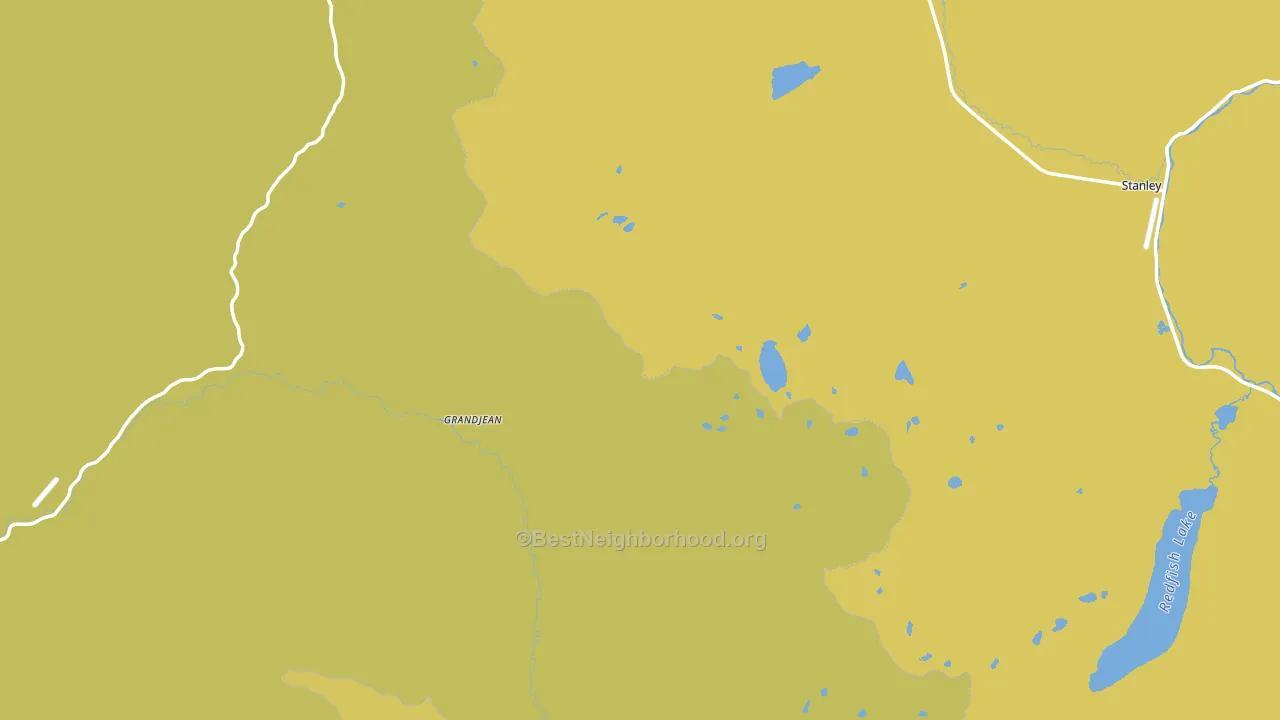 Lower Stanley, ID block-group voter-turnout map