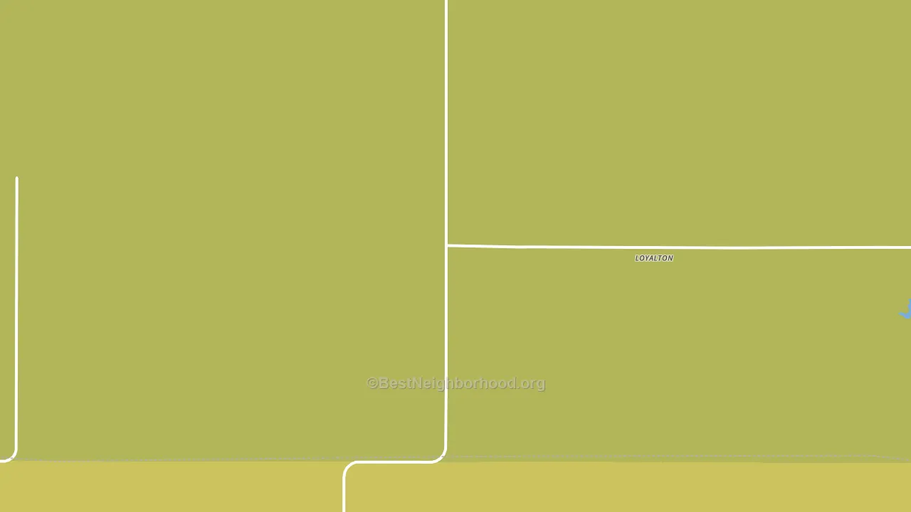 Loyalton, SD block-group voter-turnout map