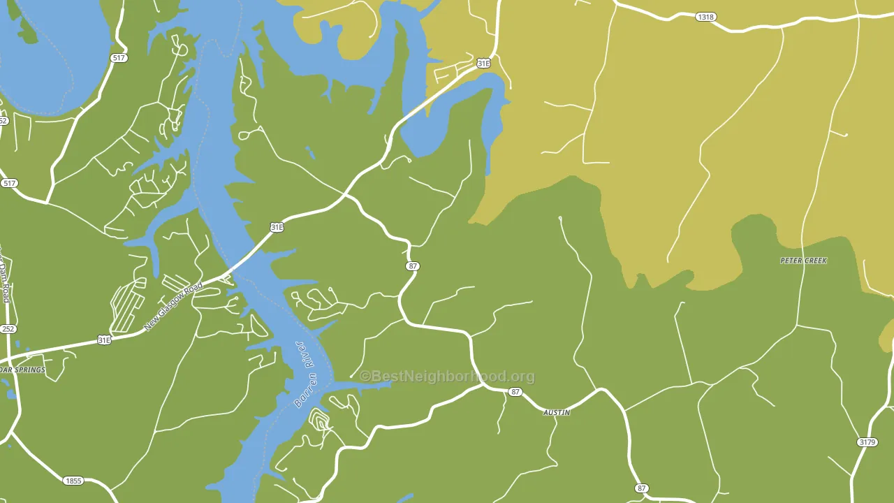 Lucas, KY block-group voter-turnout map