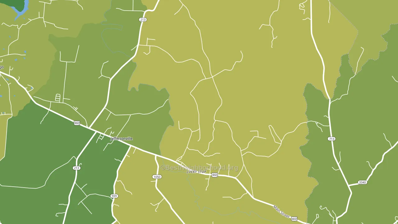 Lucky Stop, KY block-group voter-turnout map
