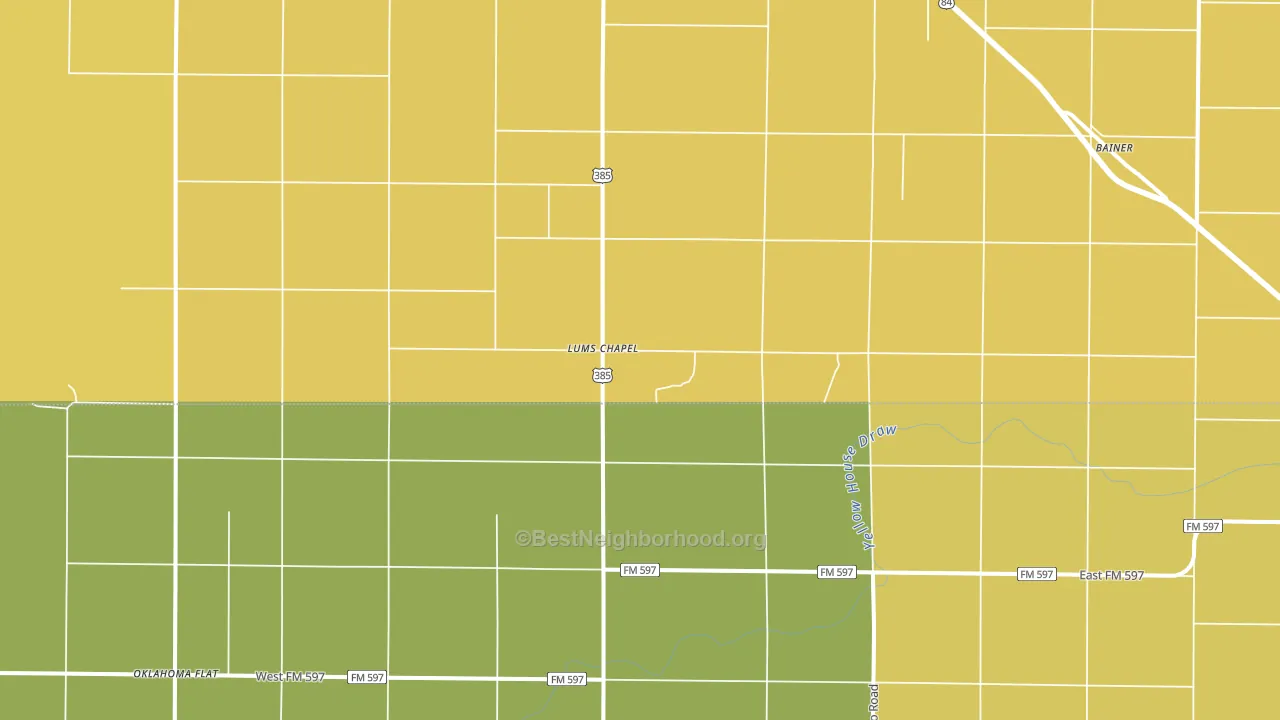 Lums Chapel, TX block-group voter-turnout map