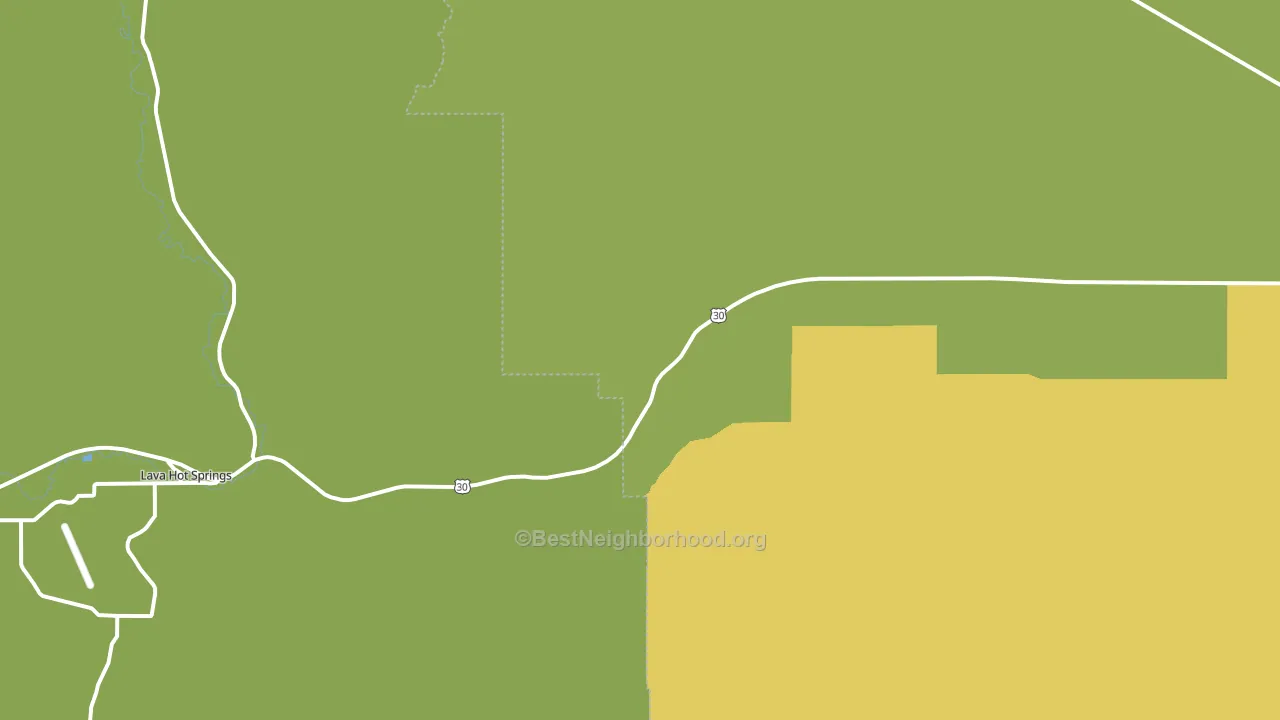 Lund, ID block-group voter-turnout map