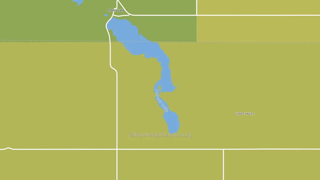 Lunds Valley, ND block-group voter-turnout map