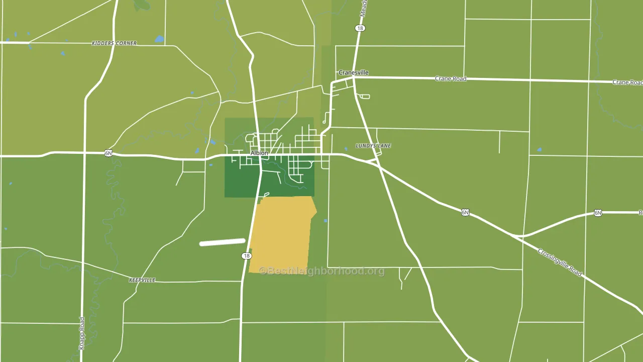 Lundys Lane, PA block-group voter-turnout map