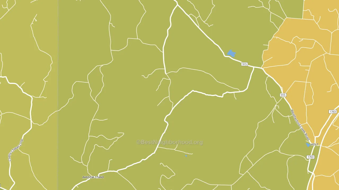 Lutts, TN block-group voter-turnout map