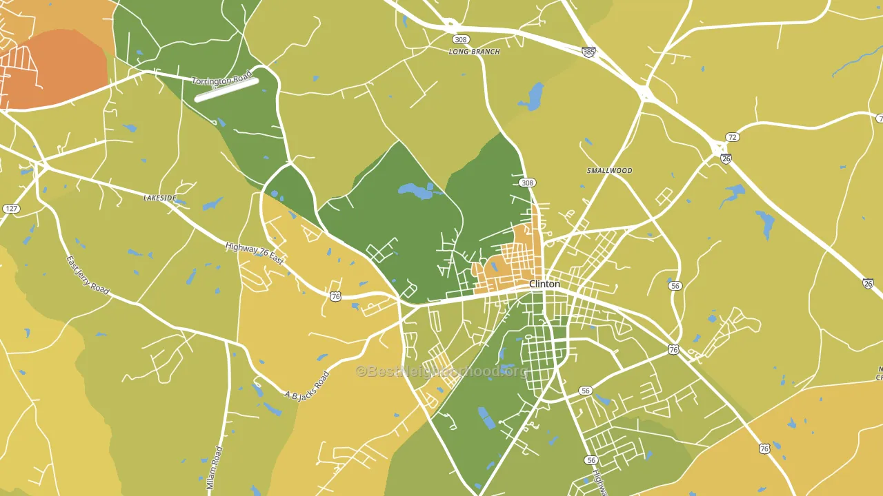 Lydia Mills, SC block-group voter-turnout map