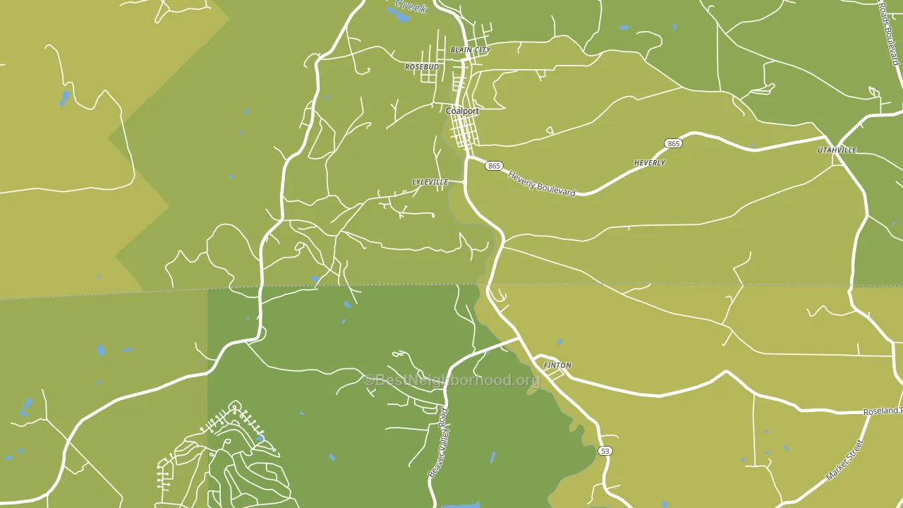 Lyleville, PA block-group voter-turnout map