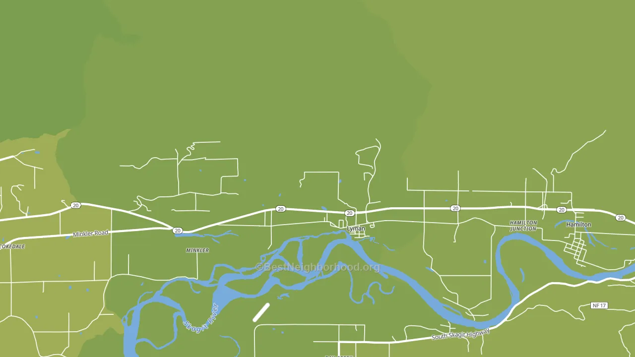 Lyman, WA block-group voter-turnout map