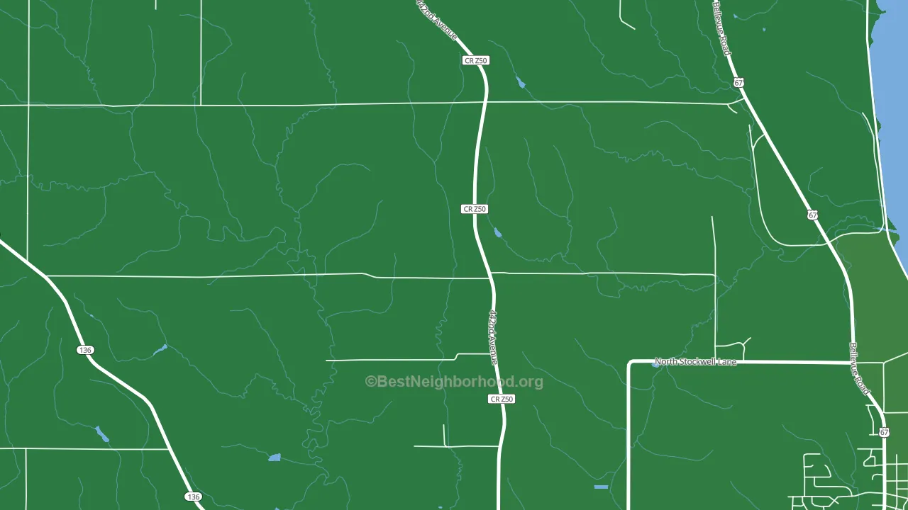 Lyons, IA block-group voter-turnout map