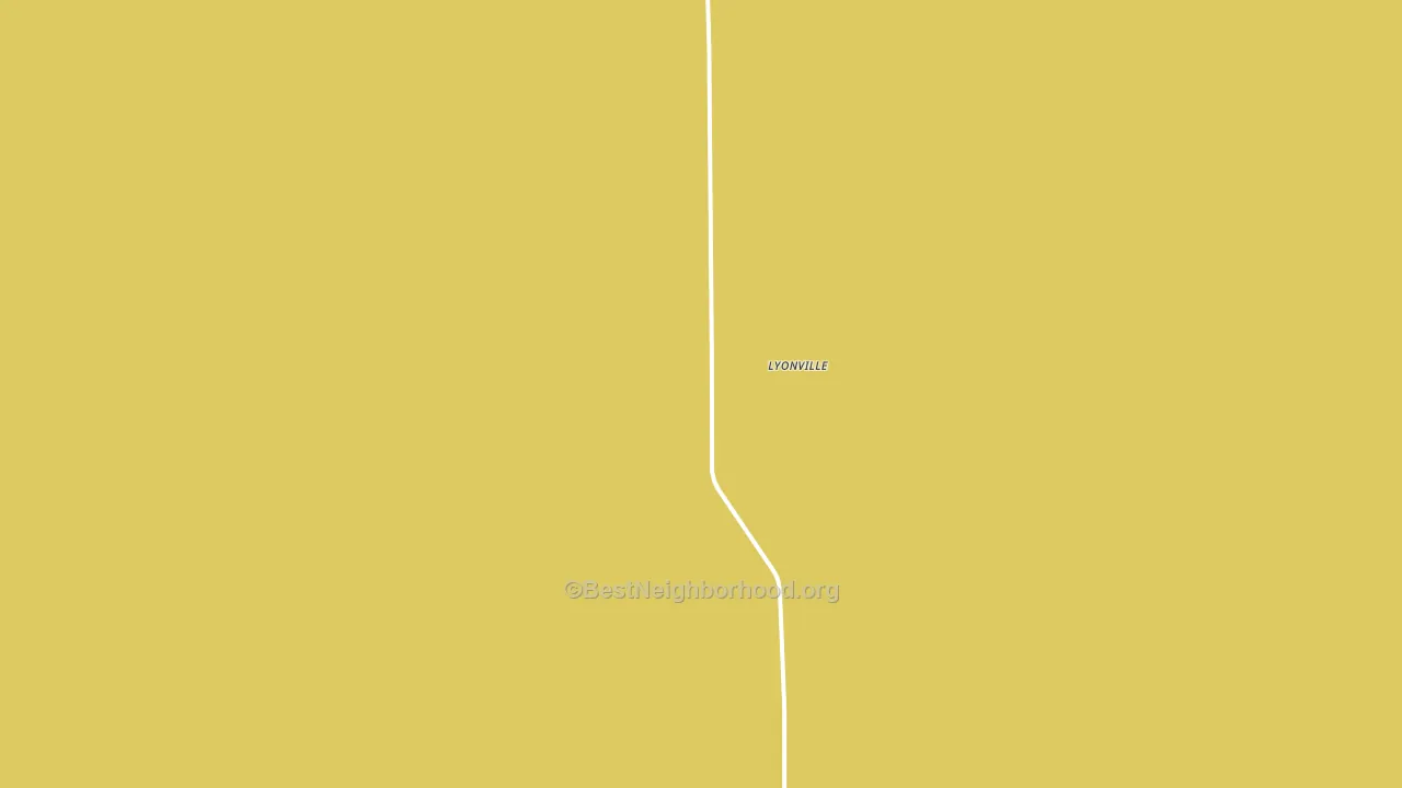 Lyonville, SD block-group voter-turnout map