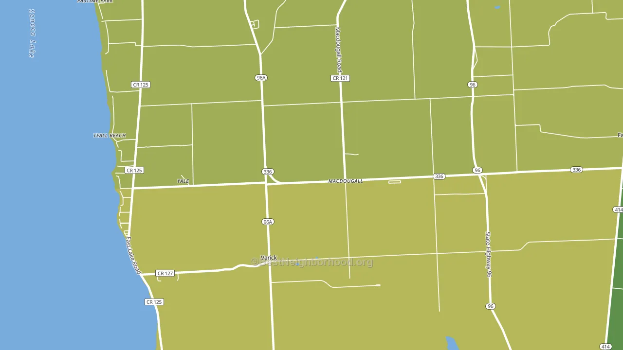 MacDougall, NY block-group voter-turnout map