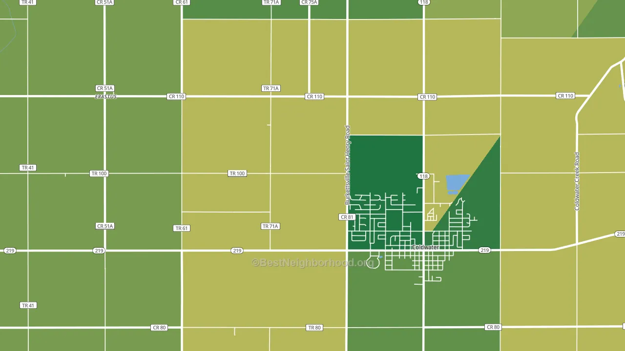 Macedon, OH block-group voter-turnout map