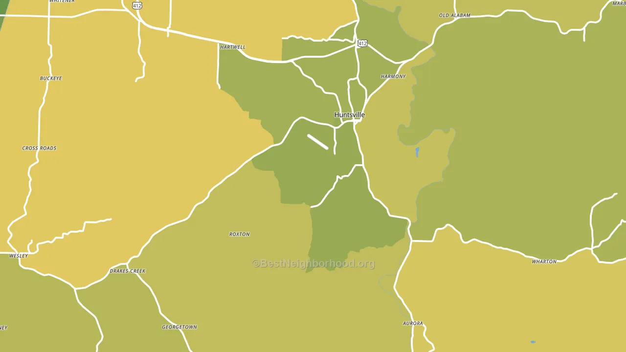 Madison County, AR block-group voter-turnout map