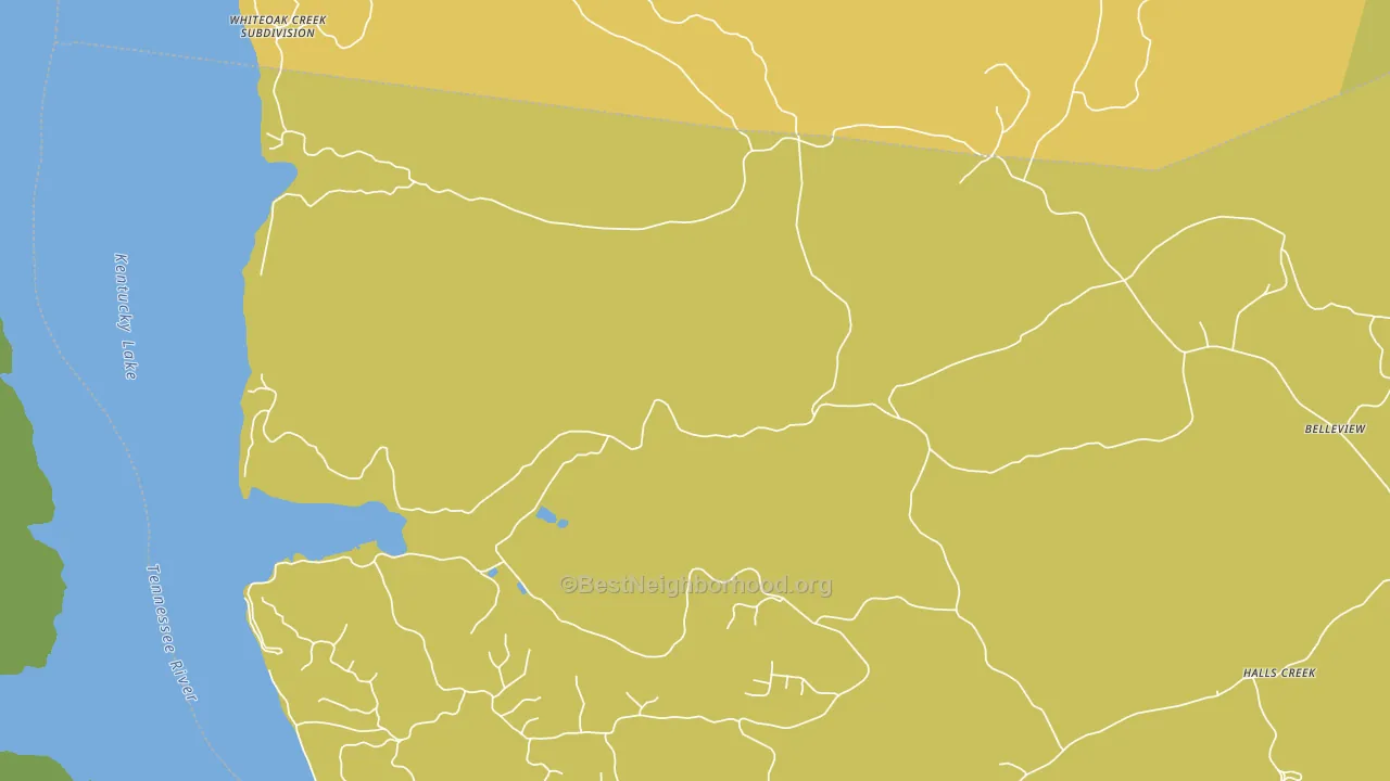 Magnolia, TN block-group voter-turnout map