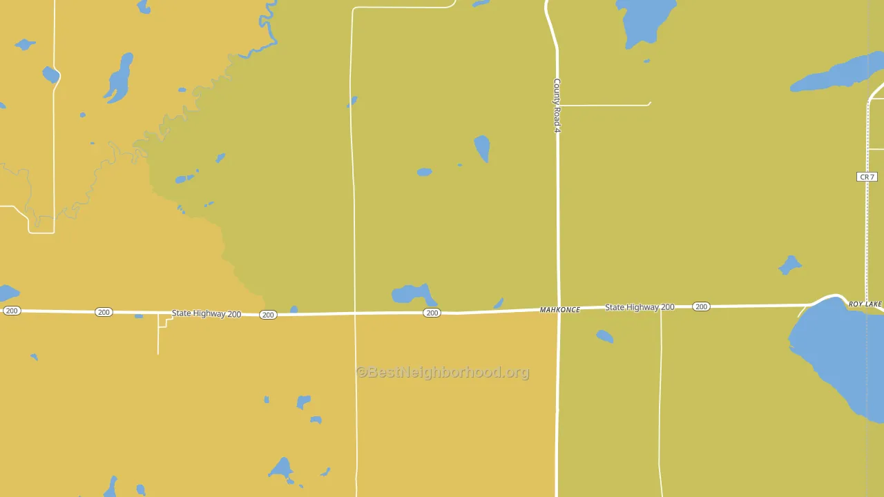 Mahkonce, MN block-group voter-turnout map