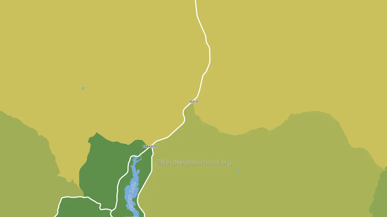 Malo, WA block-group voter-turnout map