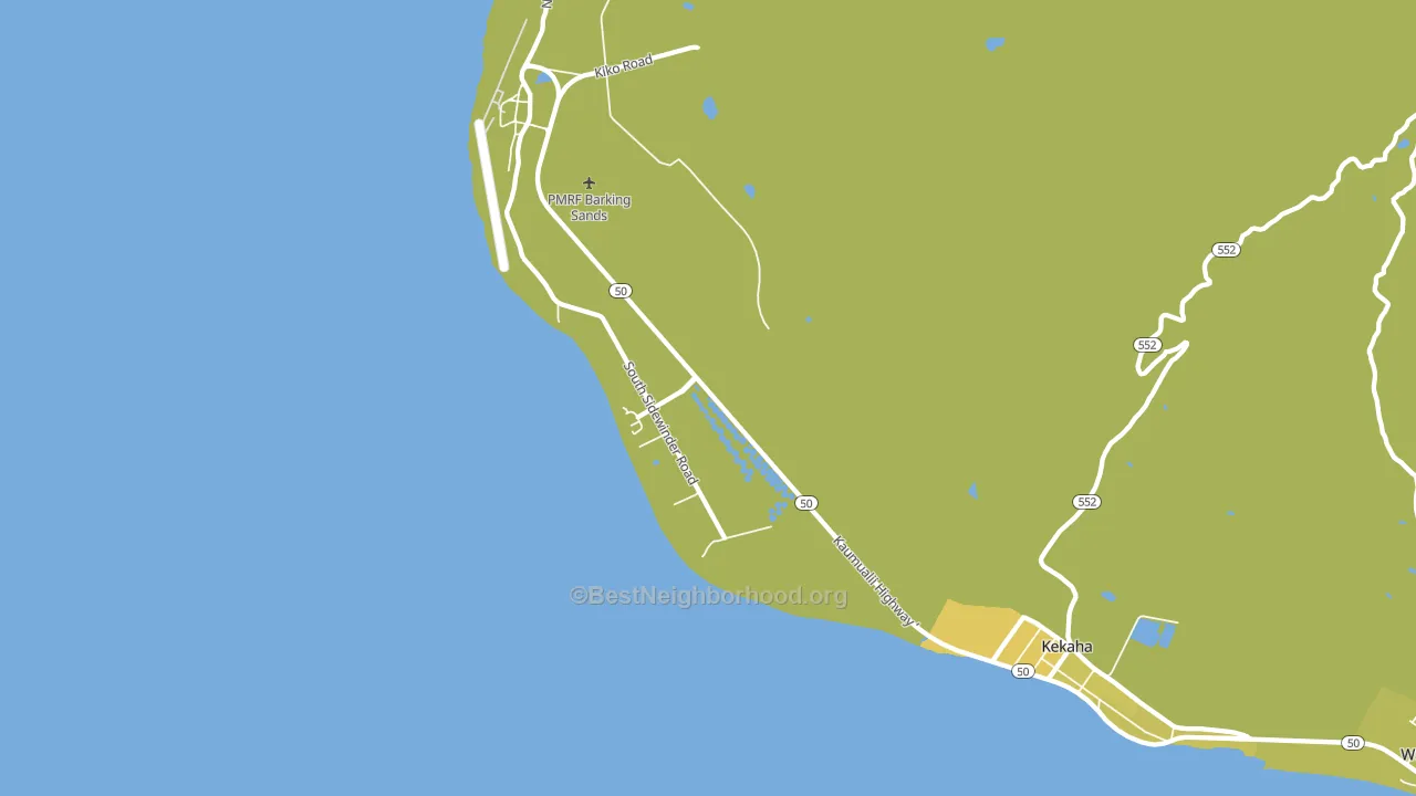 Mana, HI block-group voter-turnout map