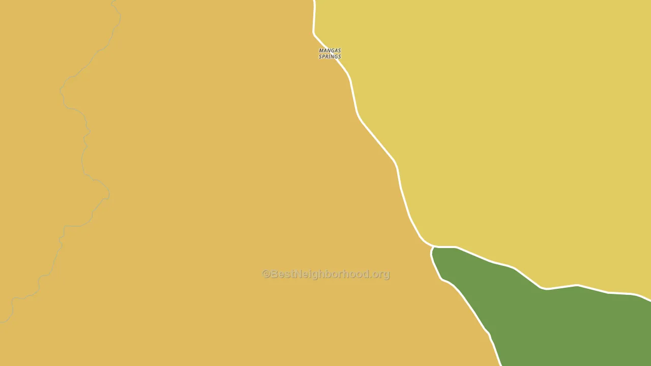 Mangas Springs, NM block-group voter-turnout map