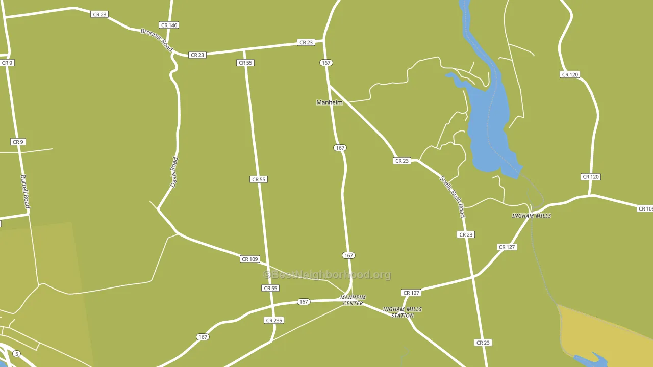 Manheim Center, NY block-group voter-turnout map