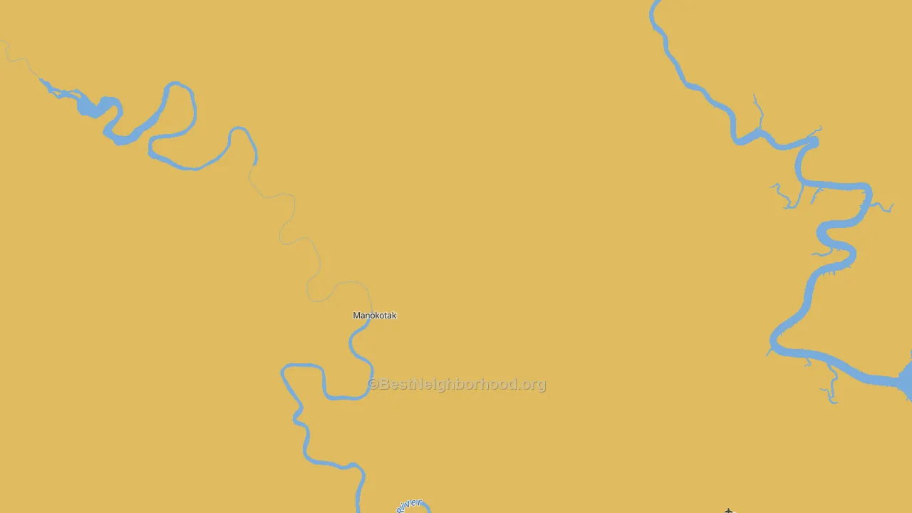 Manokotak, AK block-group voter-turnout map