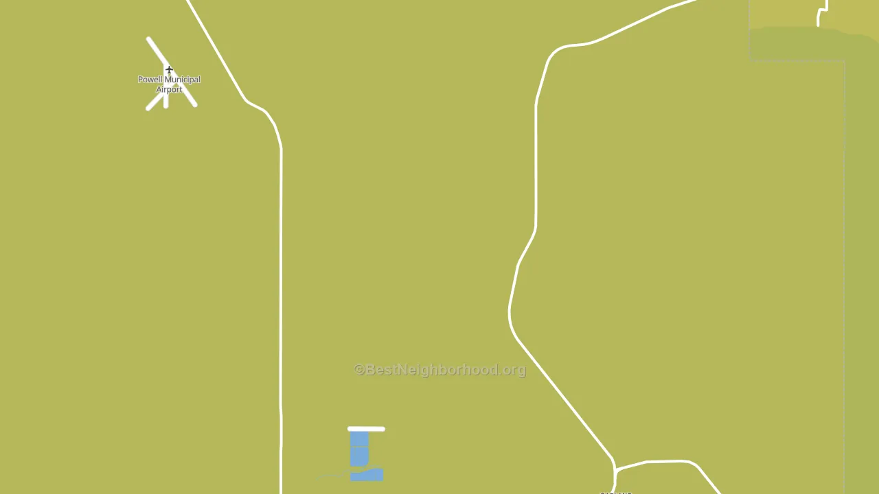 Mantua, WY block-group voter-turnout map