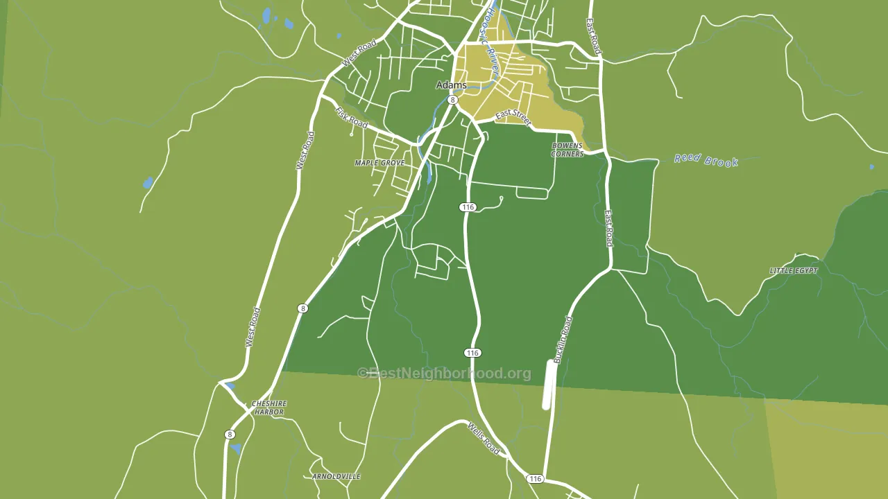 Maple Grove, MA block-group voter-turnout map
